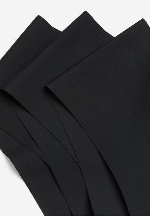 H&M - 3 Pack invisible hipster briefs - black