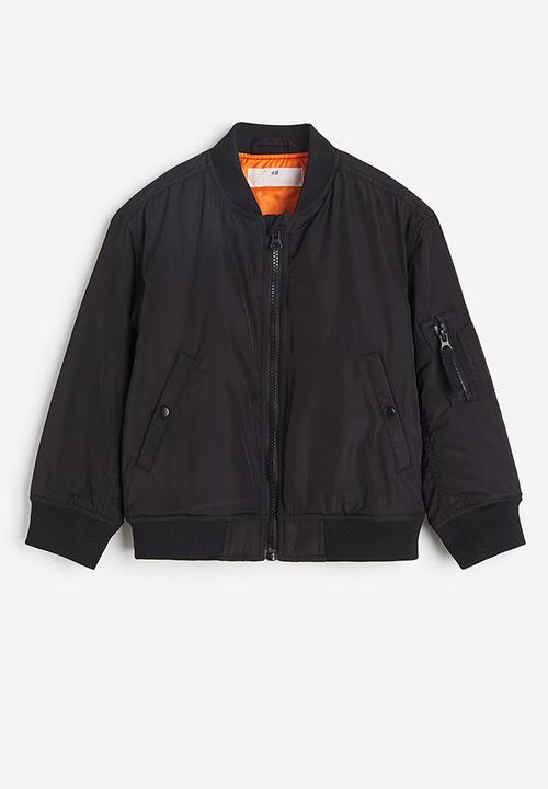 H&M - Oversized bomber jacket - black