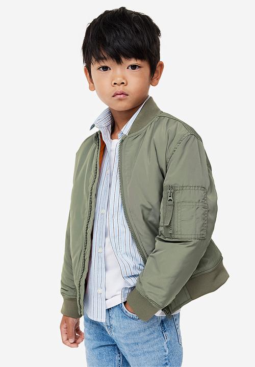 H&M - Oversized bomber jacket - green