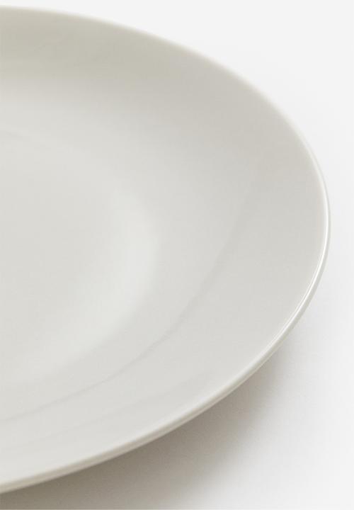 H&M - Porcelain plate - white