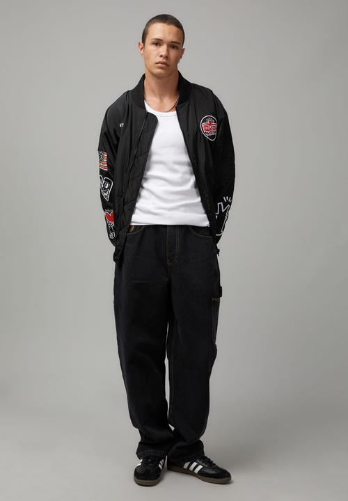 Factorie - Keith Haring Bomber Jacket - Lcn Kei Keith Haring/Black
