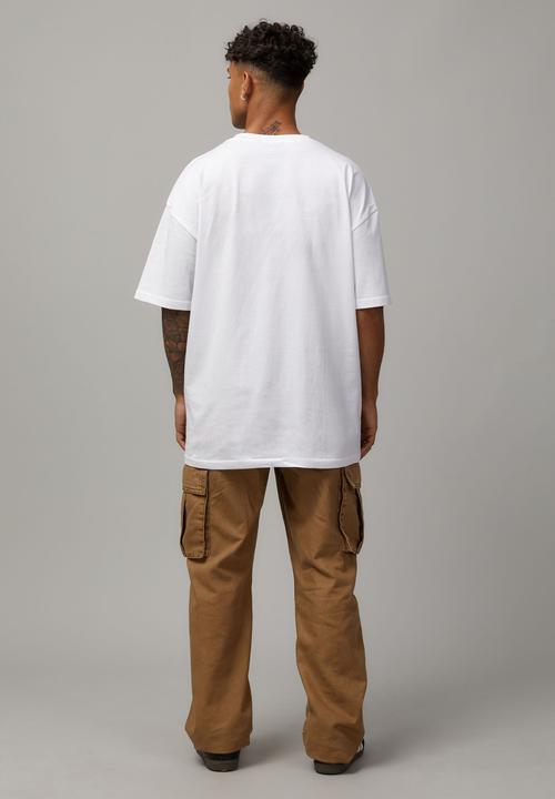 Factorie - Half Half Straight Cargo Pant - Camel