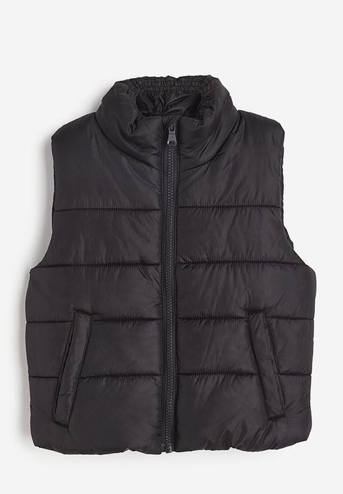 H&M - Puffer gilet - black