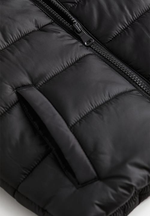 H&M - Puffer gilet - black