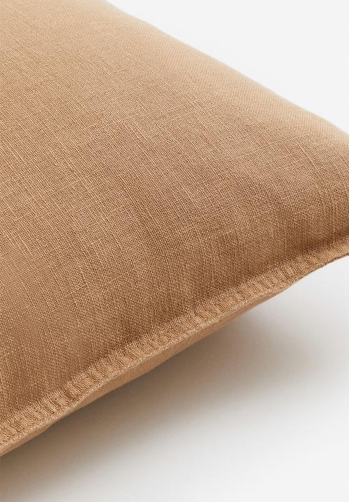 H&M - Washed linen cushion cover - beige