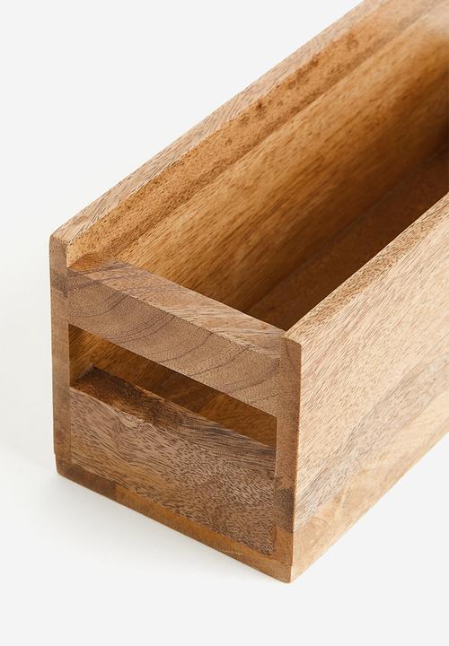 H&M - Wooden spice box - beige