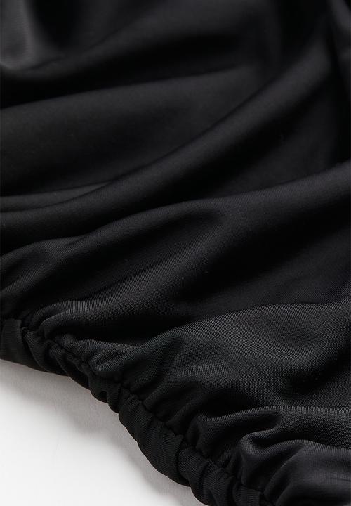 H&M - Draped halterneck dress - black 