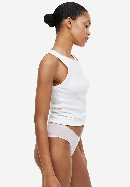 H&M - 3-pack microfibre hipster briefs - pink, beige