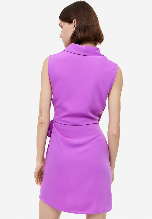 H&M - Blazer wrap dress - purple