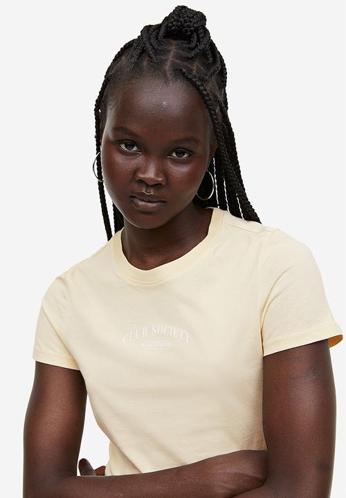 H&M - Printed t-shirt - Multi Yellow