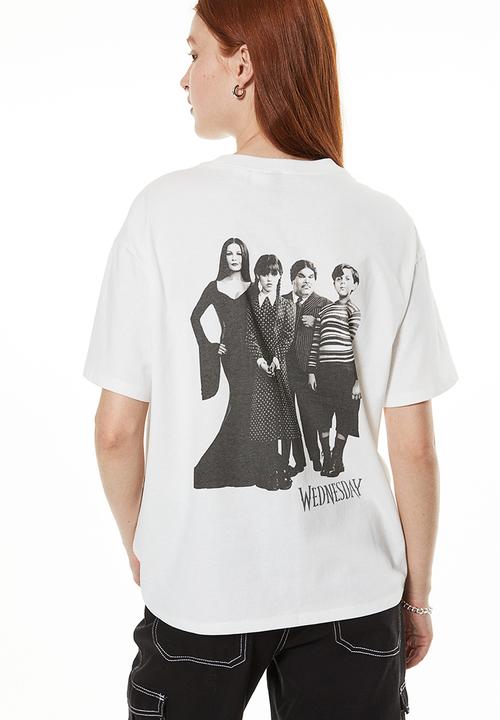 H&M - Oversized printed t-shirt - white multi