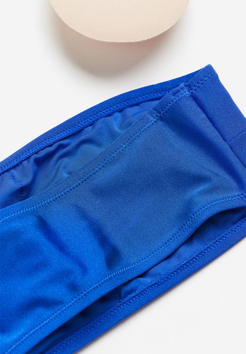 H&M - Padded bikini top - blue