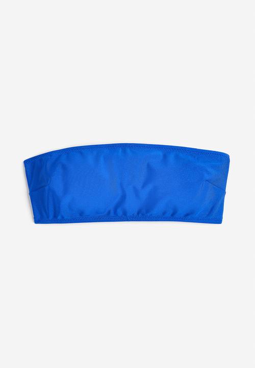 H&M - Padded bikini top - blue