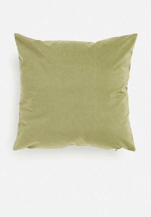 Hertex Fabrics - Mojo contrast cushion cover - green