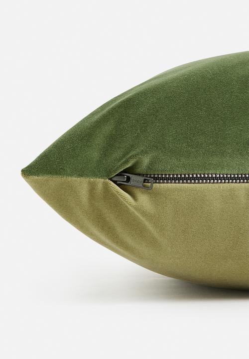 Hertex Fabrics - Mojo contrast cushion cover - green