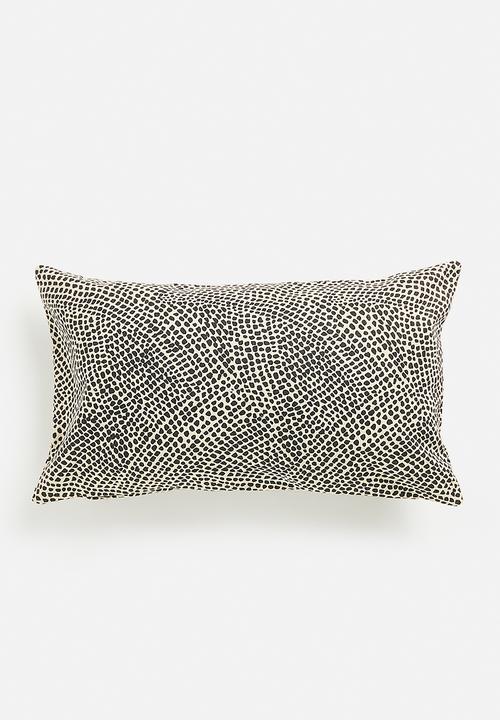 Hertex Fabrics - Migration cushion cover - black & white