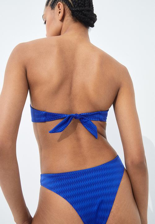 H&M - Brazilian bikini bottoms - bright blue 