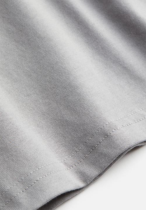 H&M - Boxy t-shirt - grey
