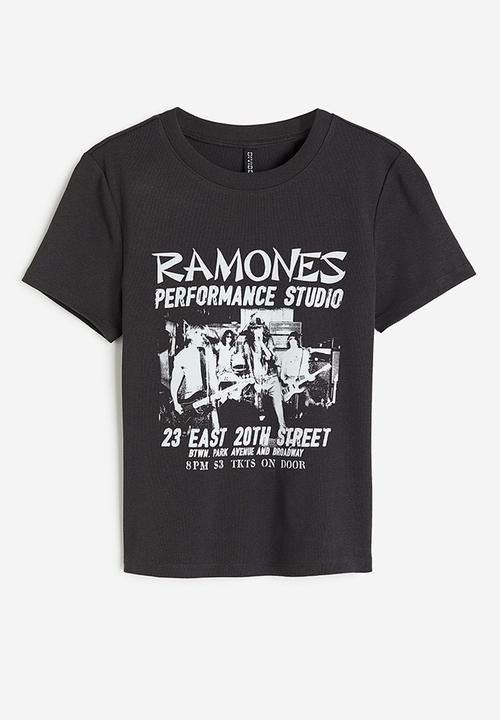 H&M - Printed t-shirt  - Black Multi