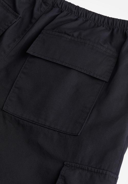 H&M - Cargo trousers - black