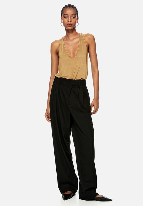 H&M - Vest top - dark beige