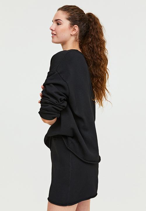 H&M - Fine-knit shorts - black