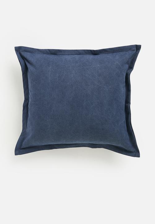 Sixth Floor - Rome plain cushion cover - Blue