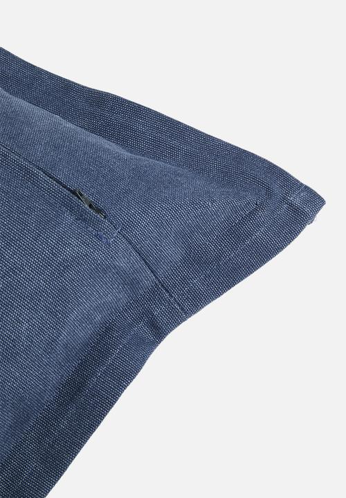 Sixth Floor - Rome plain cushion cover - Blue