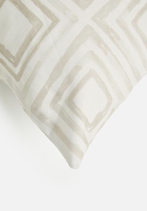 Sixth Floor - Neo printed cushion cover - Natural