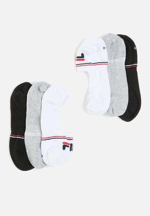 FILA - Stallone secret sock mens 3 pack - multi