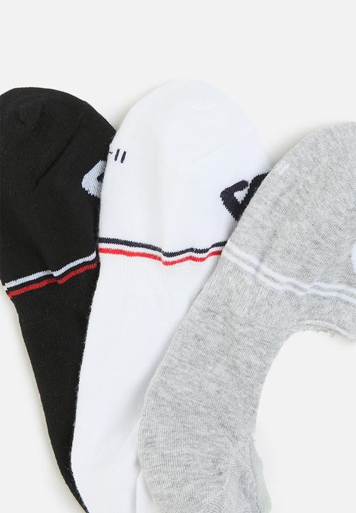 FILA - Stallone secret sock mens 3 pack - multi