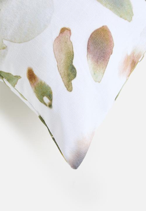 Sixth Floor - Poppy printed cushion cover - Multi
