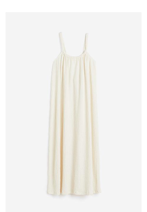 H&M - Textured jersey dress - cream