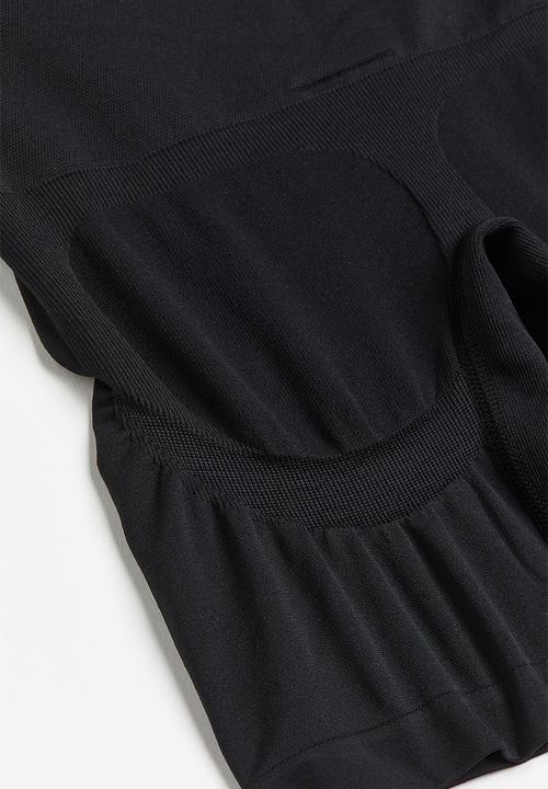 H&M - Firm shape push-up-bikers - black