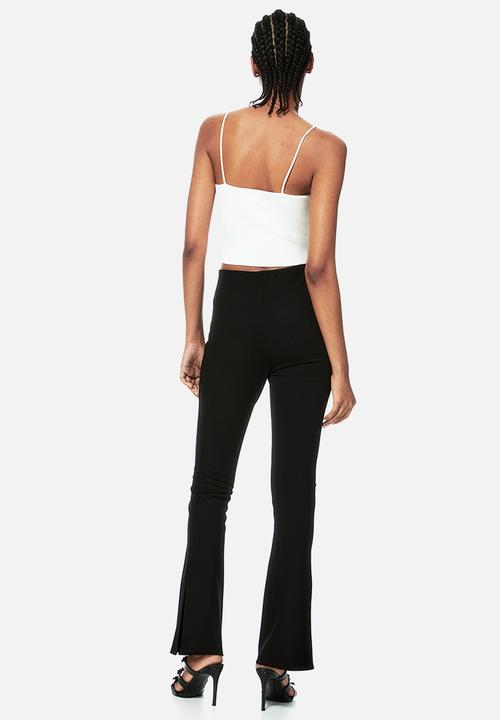 H&M - Flared leggings - black