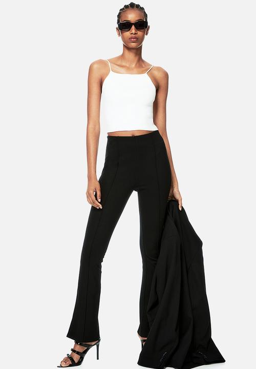 H&M - Flared leggings - black
