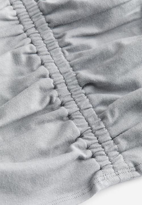 H&M - Gathered jersey top - grey