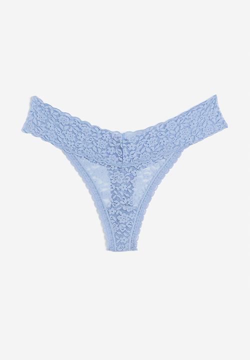 H&M - Lace thong briefs - Blue