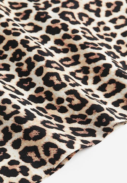 H&M - Mini skirt - beige multi