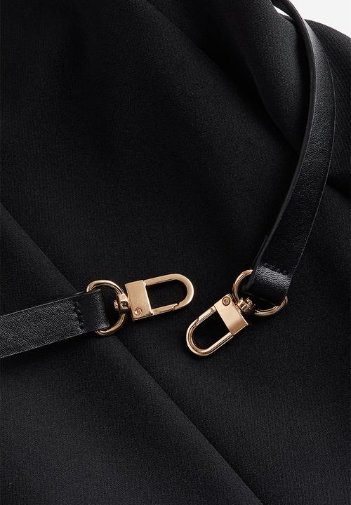 H&M - Smart belted dress - black