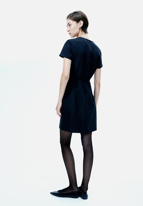 H&M - Smart belted dress - black
