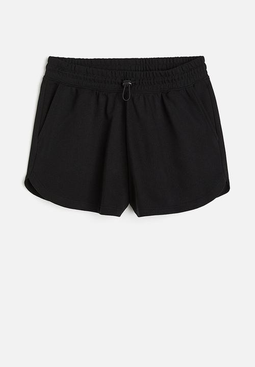 H&M - Sweatshirt shorts - black
