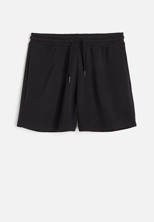 H&M - Sweatshirt shorts - black