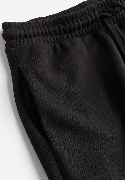 H&M - Sweatshirt shorts - black