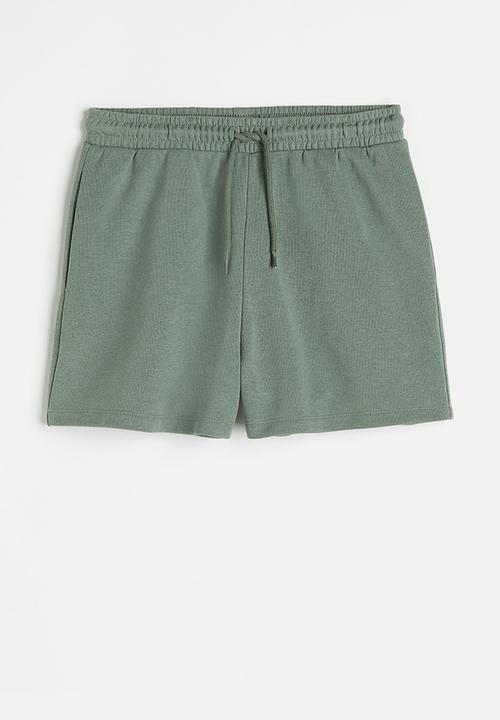 H&M - Sweatshirt shorts - green