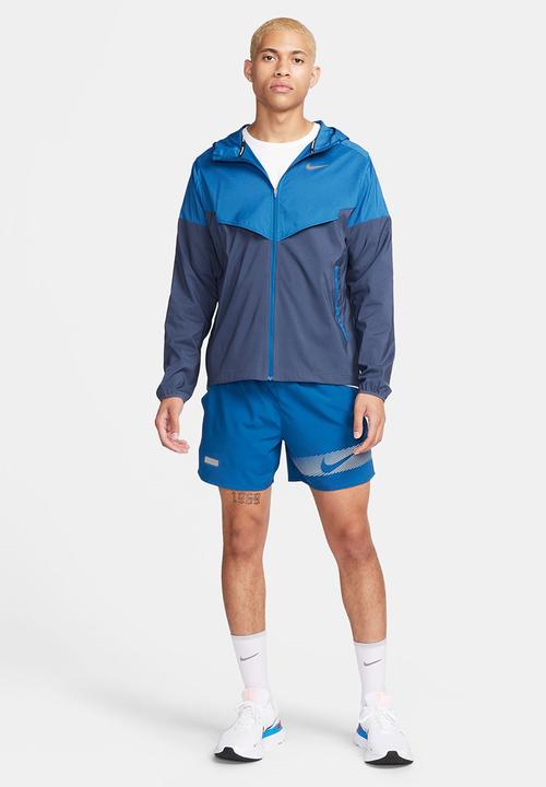 Nike - Windrunner Repel Run jacket- Court Blue/Thunder Blue