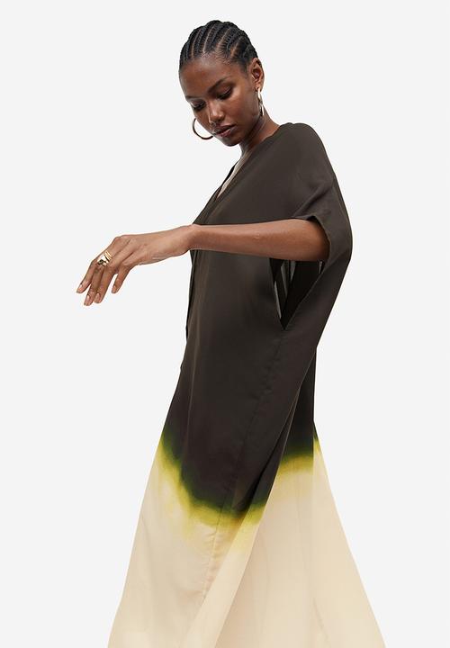 H&M - Oversized kaftan dress - black ombre