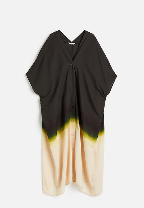 H&M - Oversized kaftan dress - black ombre