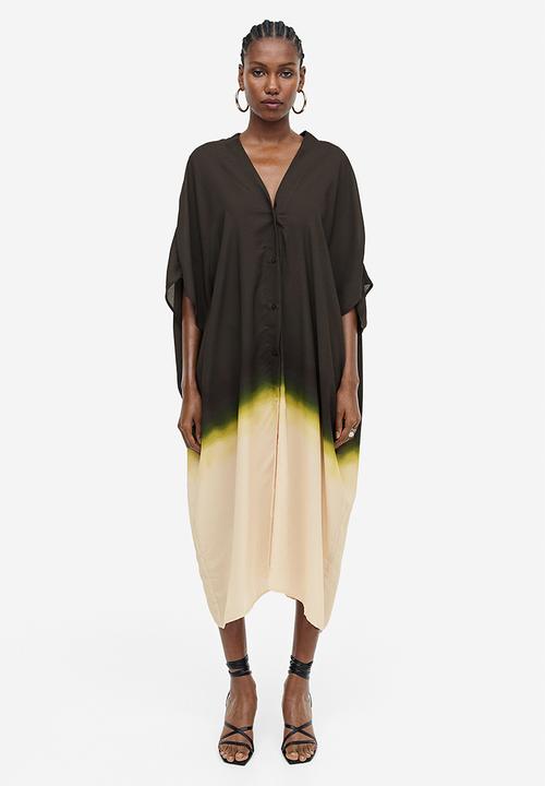 H&M - Oversized kaftan dress - black ombre