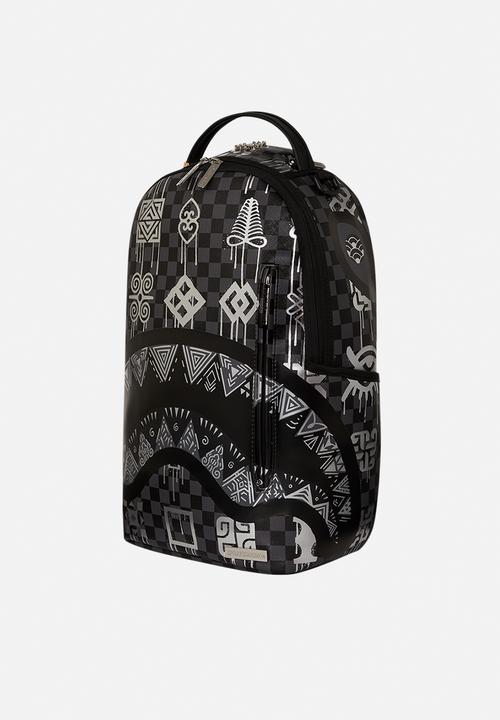 Sprayground - Sharkgliffics ai backpack - black & silver 